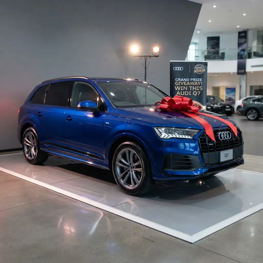 The brand new car grand prize from Trust Auto Sales